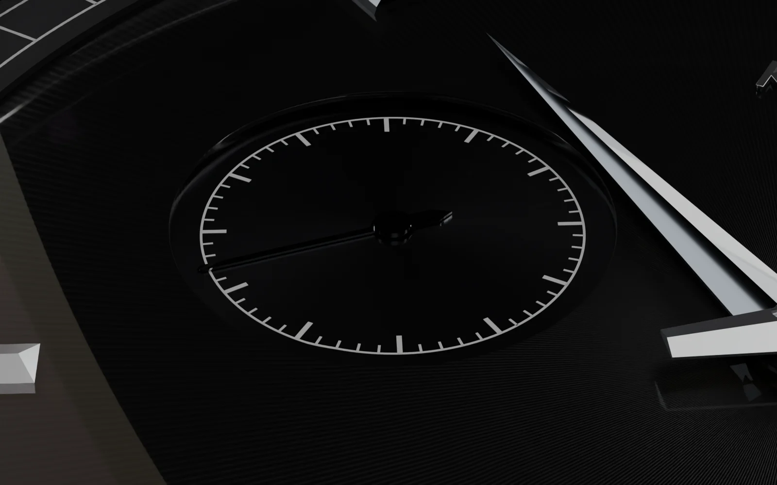 9時位置のスモールセコンドのアップ